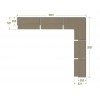 Dressing sur mesure PERSONNALISABLE AK16 avec étagères, penderies extractibles, niches & tiroirs - MORETTI COMPACT