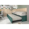 Chambre avec lit simple 90x190 cm transformable en lit double 180x190 cm PERSONNALISABLE AD061 - GLICERIO ADVANCE