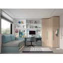 Chambre avec lit banquette PERSONNALISABLE AD063 - GLICERIO ADVANCE