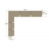 Dressing sur mesure PERSONNALISABLE AK18 avec étagères, penderies & coffres - MORETTI COMPACT