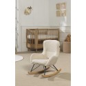 Chaise à bascule enfant ROCKING tissu TEDDY beige - SONUIT