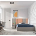 Lit coffre relevable chambre PERSONNALISABLE AD068 - GLICERIO ADVANCE