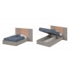 Lit coffre relevable chambre PERSONNALISABLE AD068 - GLICERIO ADVANCE