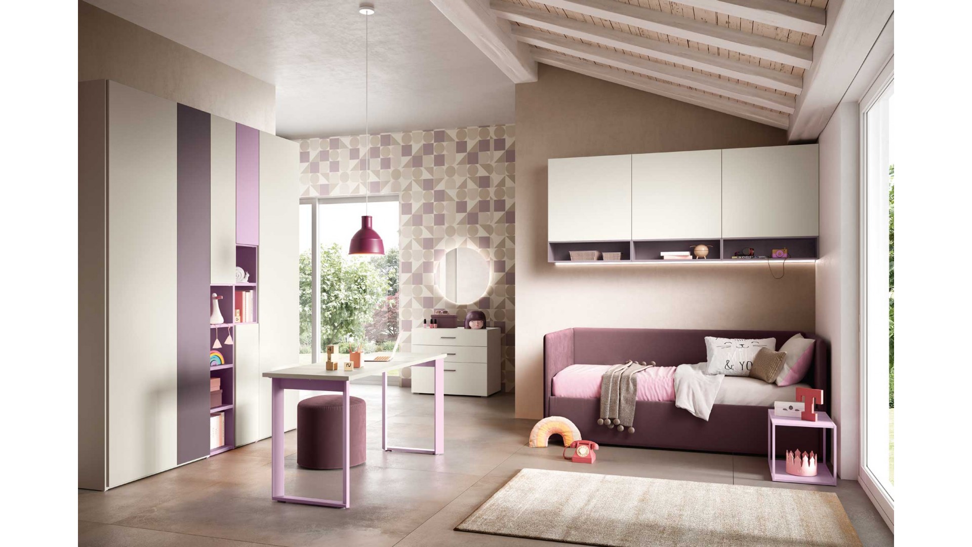 Lit canapé coffre - Chambre enfant PERSONNALISABLE K106 - MORETTI COMPACT