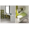 Chambre ado PERSONNALISABLE YC22 lit avec rangement - MORETTI COMPACT