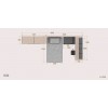 Chambre PERSONNALISABLE YC23 avec lit ado - MORETTI COMPACT