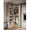 Chambre adulte avec dressing d’angle et bureau PERSONNALISABLE Y101 - MORETTI COMPACT