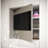 Chambre adulte avec dressing d’angle et bureau PERSONNALISABLE Y101 - MORETTI COMPACT