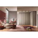 Chambre parentale avec dressing d’angle et coiffeuse PERSONNALISABLE Y103 - MORETTI COMPACT