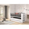Lit compact 3 couchages LIVIO avec bureau - SONUIT
