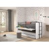 Lit compact 3 couchages LIVIO avec bureau - SONUIT