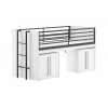 Lit compact LIVIO 2 armoires + bureau - SONUIT