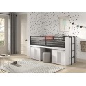 Lit compact LIVIO 2 armoires + bureau - SONUIT