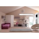 Chambre enfant PERSONNALISABLE YC18 lit canapé - MORETTI COMPACT