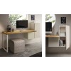 Chambre adulte avec dressing bibliothèque et bureau PERSONNALISABLE Y104 - MORETTI COMPACT