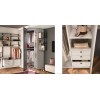 Chambre ado avec dressing PERSONNALISABLE Y105 - MORETTI COMPACT