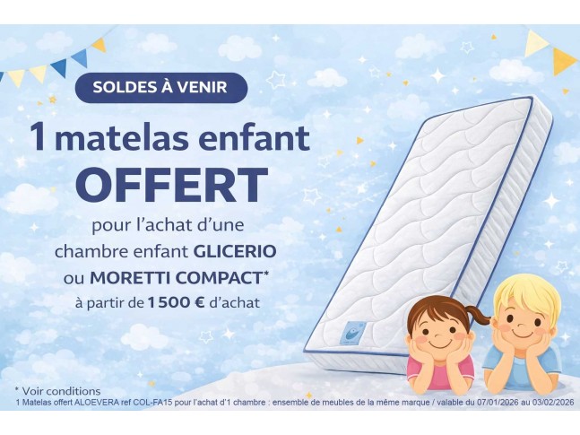 Soldes Matelas offert - SONUIT