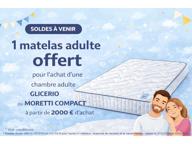 Soldes Matelas offert - SONUIT
