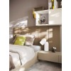 Chambre ado avec lit tapissé dressing et bureau PERSONNALISABLE Y110 - MORETTI COMPACT