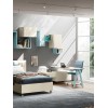 Lit coffre avec dressing et bureau - Chambre enfant PERSONNALISABLE Y118 - MORETTI COMPACT