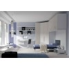 Chambre ado PERSONNALISABLE YC29 lit 1 personne - MORETTI COMPACT