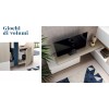 meuble TV en angle moderne PERSONNALISABLE KF114 - KOSMOS MORETTI COMPACT
