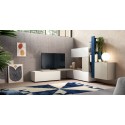 Meuble TV en angle moderne PERSONNALISABLE KF114 - KOSMOS MORETTI COMPACT