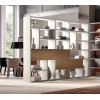 Bibliothèque séparation de pièce moderne PERSONNALISABLE KL211B - KOSMOS MORETTI COMPACT
