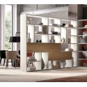 Bibliothèque séparation de pièce moderne PERSONNALISABLE KL211B - KOSMOS MORETTI COMPACT