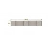 Bibliothèque design PERSONNALISABLE AL11 suspendue avec portes push-pull  - MORETTI COMPACT