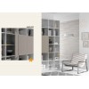 Bibliothèque Design PERSONNALISABLE AL10 avec portes push-pull - MORETTI COMPACT
