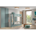 Lit superposé avec 2 coffres F203-1 - GLICERIO EVOLUTION