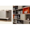 Bibliothèque design PERSONNALISABLE AL17 sur pied - MORETTI COMPACT