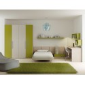 Chambre complète PERSONNALISABLE LH16 avec lit ado - MORETTI COMPACT