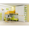 Chambre enfant PERSONNALISABLE LH36 lits superposés en mezzanine - MORETTI COMPACT