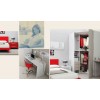 Chambre enfant PERSONNALISABLE BF39 avec lit 1 personne - MORETTI COMPACT