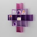 Meuble bibliothèque PERSONNALISABLE WX001 ultra design - MORETTI COMPACT