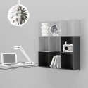 Meuble bibliothèque PERSONNALISABLE WX007 cubique et design - MORETTI COMPACT