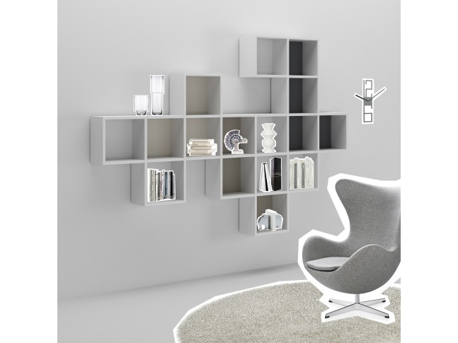 Bibliothèque design PERSONNALISABLE WA005 - MORETTI COMPACT