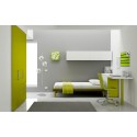 Chambre enfant PERSONNALISABLE BF44 lit 1 personne - MORETTI COMPACT