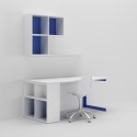 Bureau enfant PERSONNALISABLE WS009 avec niches basses & hautes - MORETTI COMPACT