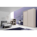 Chambre enfant ado PERSONNALISABLE BF46 lit 1 personne - MORETTI COMPACT