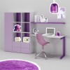 Bureau enfant PERSONNALISABLE WS013 avec armoire et tiroirs de rangement - MORETTI COMPACT
