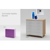 Chambre à coucher PERSONNALISABLE WB009 avec lit de 160x200 - MORETTI COMPACT