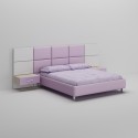 Chambre à coucher PERSONNALISABLE WB009 avec lit de 160x200 - MORETTI COMPACT