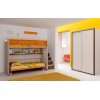 Chambre enfant PERSONNALISABLE BF50 lits superposés en mezzanine - MORETTI COMPACT
