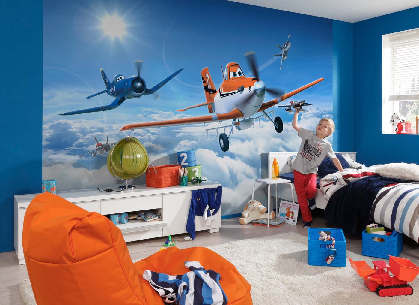 Poster XXL Planes dans les nuages- PANORAMIQUE Disney KOMAR - SO NUIT