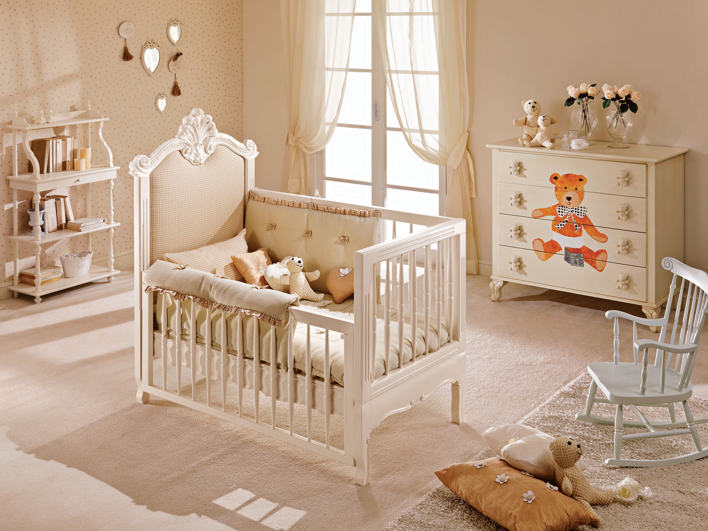 Berceau bébé Tiffany avec garde corps amovible - PIERMARIA - SO NUIT