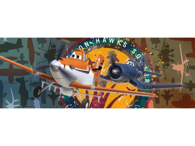 Poster mural Planes Squadron - Panoramique Disney - KOMAR