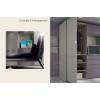 Armoire dressing PERSONNALISABLE AM16 avec portes pliantes - MORETTI COMPACT